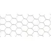 NORTENE Grillage métalique triple torsion - structure hexagonale - 1 x 25 m - maille 25 x 0,8 mm
