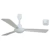 S&P Ventilateur de plafond htb 90 rc - 55w - 3 vitesses - 50db(a) - blanc
