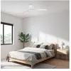 Ols Original - mica Ventilateur de Plafond Blanc Ø132 cm