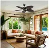 Ols Original - granada Ventilateur de plafond sans lumière marron Ø138