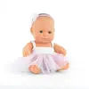 ML Poupées: POUPÉE BÉBÉ FILLE EUROPÉENNE HABILLÉES 21cm