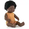 Miniland Poupée Bébé Africaine Colorée 38 Cm