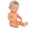 Miniland Poupée Bébé Avec Syndrome De Down Rubio 38 Cm