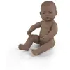 Miniland petit garçon poupée au parfum de vanille 40 cm marron