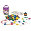 Miniland Educational 154221 - Pièces embrochant Boutons - 140 pièces