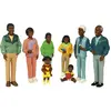 Miniland Miniland27396 Lot de 8 Figurines de Famille Africaine