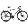 Velo de ville monty rock shimano altus 9v 700 mm argent   orange 2022