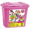 Jouet de construction - MOLTO - Boîte à Blocs Rose - 90 pièces - Pour bébé