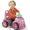 M MOLTO Porteur 3 x 1 Camion Rose avec 10 Blocs
