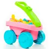 Molto Wagon De Blocs Rose Avec Jeu De Construction 20 Pièces