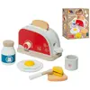 Grille-pain jouet en bois - Molto - Toaster set - Accessoires inclus - Écologique