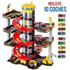 Garage à jouets 6 étages avec 10 voitures - MOLTO - Gamme Molto - Pour...