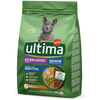 2,5kg Ultima Stérilisé, Senior Poulet Croquettes pour chat