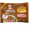 Ultima Nourriture Humide pour Petits Chiens Adultes Multipack avec Saumon et Dinde - 4 x 100 g