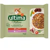 Ultima Cat Nature 4 x 85 g pour chat - boeuf, dinde