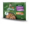 48x85g Stérilisé : poulet, saumon Ultima sachets pour chat