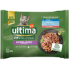 Ultima Nourriture humide pour chat avec variété de poissons 4 x 85 g