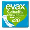 Compresses Normales avec Ailes Evax (20 uds)