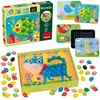 Jumbo Jeu de fiches Mosaïque d'animaux - DISET - Pour enfant de 3 ans et plus - Multicolore