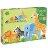Dujardin Puzzle XXL 16 pièces : Les animaux de la jungle