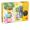 Jumbo Puzzle Goula XXL Fluorescent Ferme Réversible 80 x 28 cm 27 Pièces
