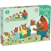 Jumbo Goula Puzzle XXL - Famille Ours - 16 pièces - Puzzle enfant grand format - A partir de 2 ans