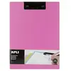 Apli 17208 - Porte-blocs avec rabat Premium Rose A4