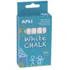 Apli Pochette 10 craies blanches