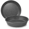 IBILI Moule à Tarte Perforé Crous 24 cm, Acier, Noir, Taille Unique