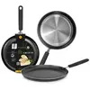 Poêle à crêpes - IBILI - Fusion - 22 cm - Aluminium - Antiadhésif - Compatible induction