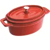 Ibili 726015R Mini Cocotte Ovale Rouge 15x10x6 cm