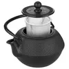 Théière IBILI - 1,2 L - Fonte émaillée - Filtre inox - Noir