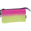 Milan Trousse 5 compartiments Sunset Jaune/Rose