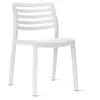 Garbar Chaise de jardin Wind polypropylène blanc l.50,4 x P.54,6 x H.78,4 cm