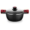 Casserole avec Couvercle en Verre BRA Premiere A4103 - Ø 20 cm