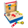 WOOMAX Color Baby Boîte à Outils Pliante En Bois Jouer & Apprendre