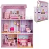 Teamson Maison de poupée en bois - WOOMAX - 3 étages - 13 meubles inclus