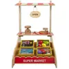 Woomax Supermarché De Jouets En Bois Avec Accesoires