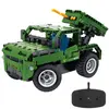 Im.master Jeu De Construction 2-in-1 Military Remote Control Car-364 P...