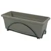 PLASTIKEN Jardinière 50x20 Cm + Plateau + Support balcon Collection TE...