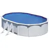 GRE Kit piscine hors-sol acier fidji ovale 2 renforts 500 x 300 x 120 cm