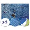 Bâche été piscine hors sol gre en huit - 472 x 370 cm - 180 microns