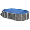 GRE Kit piscine hors sol haïti ovale avec renforts en u 610 x 375 x 132 cm