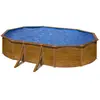 Summer Fun Gre Piscine ovale acier Gré Sicilia imitation bois 5m x 3m x h 1,20m