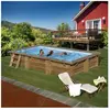 GRE Piscine bois Marbella 4,20 x 2,70 x 1,17 m - Gré