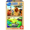 Educa - Disney Animal Friends. Puzzle Bois 2 x 50 pièces. +4 Ans Ref. 13144