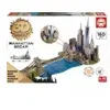 Educa Puzzle 3D - Puzzle 3D en Bois - Brooklyn Bridge, Manhattan Dream