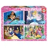 Educa 4 puzzles disney princesses Pocahontas Cendrillon et Blanche Neige