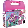 EDUCA Mallette Puzzles progressifs : 12 à 25 pièces : Minnie et ses amis