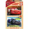 2 Puzzles en Bois - Cars 25 Pièces  Educa